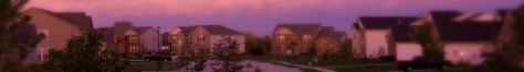Neighborhood at Sunset